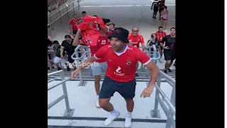 جماهير الأهلي تتوافد على ملعب هارد روك قبل مباراة إنتر ميامي (فيديو)