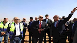 وزير التعليم العالي يتابع الأعمال الإنشائية بالحرم الجديد للجامعة الفرنسية