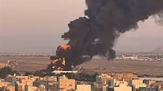 في أبعد ضربة منذ بدء الهجوم.. إسرائيل تستهدف مطار مشهد الإيراني- فيديو