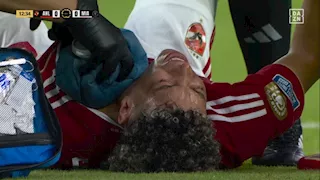 "بين الشوطين".. نقل لاعب الأهلي إلى المستشفى بعد إصابته أمام إنتر ميامي