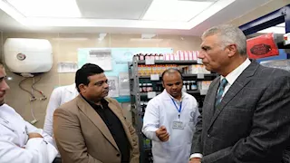 محافظ أسوان يتفقد وحدة صحة أسرة العوضلاب بإدفو 