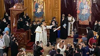 إيبارشية برج العرب تحتفل بتجليس "الأنبا مينا" أسقفًا في حضور كنسي ورسمي - صور 