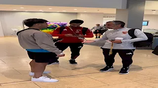 "ظهور إمام عاشور".. 15 صور ترصد تجمع لاعبي الأهلي قبل المران تحضيراً مواجهة بالميراس