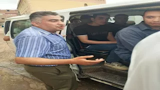 توفير أتوبيسات لنقل طلاب الثانوية العامة إلى اللجان النائية بشبين القناطر - صور