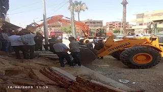 إزالة 29 تعديًا بالإسماعيلية ضمن المرحلة الثانية من الموجة 26