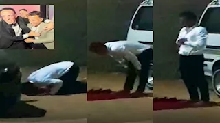 بيصلي في الشارع.. لقطة مثيرة للاعب الزمالك