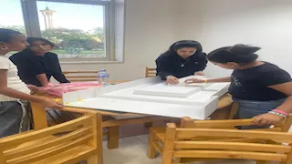 متحف شرم الشيخ ينظم ورشة للأطفال حول العمارة المصرية القديمة - صور