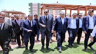 محافظ سوهاج يتفقد المدرسة المصرية اليابانية ويفتتح حديقة الزهور بجهينة