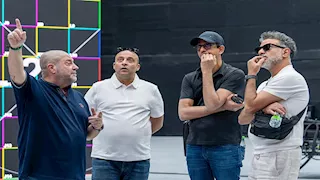 تركي آل الشيخ ينشر صورًا من زيارة مروان حامد لاستديوهات "الحصن"