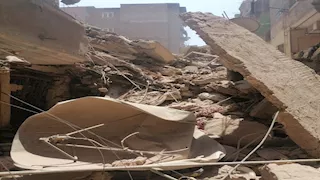 مصدر: 3 جثث و8 مصابين في انهيار عقارين بحدائق القبة