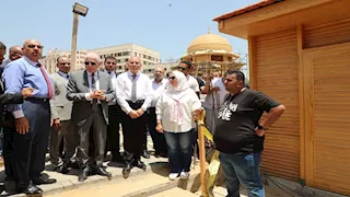 أحدث 13 صورة لأعمال تطوير منطقة القاهرة الخديوية