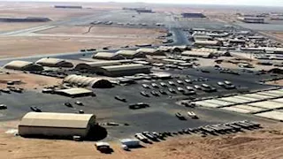 اللحظات الأولى للقصف على قاعدة العديد بقطر