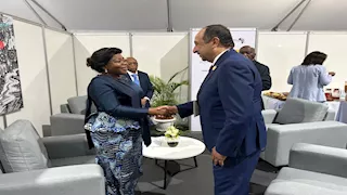 وزير قطاع الأعمال يلتقي نائبة رئيس أنجولا وعددًا من الوزراء الأفارقة  