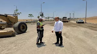 رئيس جهاز مدينة القاهرة الجديدة يتفقد أعمال تطوير محور التسعين الشمالي