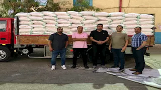 ضبط 28 طن دقيق وأسمدة محظور تداولها بالفيوم