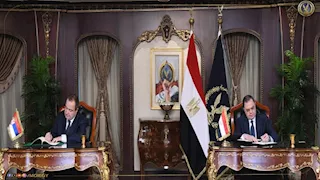 وزير الداخلية يوقع مذكرة تفاهم لمكافحة الجريمة مع نظيره الصربي 
