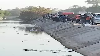 غرق طفل في ترعة بالصف