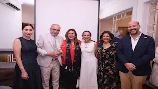 مصر تودع سفيرة كولومبيا والسيدة الأولى سابقا بعد انتهاء فترة عملها بالقاهرة 