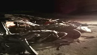 الأسرة كلها فارقت الحياة.. أب يلحق بزوجته وطفلتيه إثر حادث أليم بالمنيا- صور