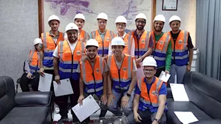 تدريب طلاب جيولوجيا الأزهر بهضبة فوسفات أبو طرطور 