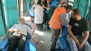 انطلاق احتفالية اليوم العالمي للتبرع بالدم بالإسماعيلية