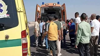 6 مصابين في انقلاب ميكروباص على صحراوي المنيا