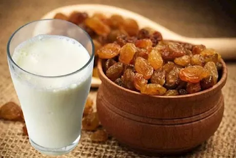 لخفض الكوليسترول.. فوائد الحليب مع الزبيب على صحة الجسم
