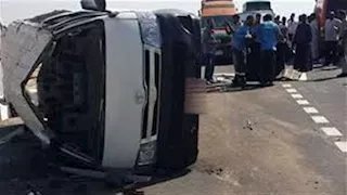 6 مصابين أعلى دائري المنيب وجثة على القضبان بأبو زعبل
