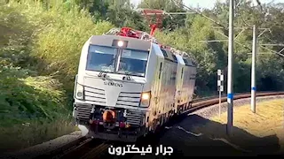 4 صور للجرار VECTRON قبل تشغيله على شبكة القطار السريع
