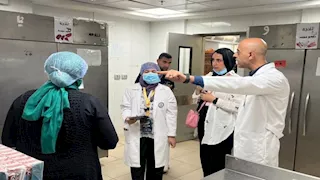فريق هيئة الرعاية الصحية يتفقد انتظام العمل بمجمع الإسماعيلية الطبي