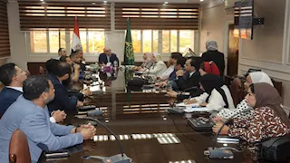 محافظ القليوبية يلتقي ممثلي "اتحاد بشبابها" التابع لوزارة الرياضة - صور