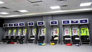 غرفة ملابس الزمالك قبل مواجهة بيراميدز في نهائي كأس مصر (صور)