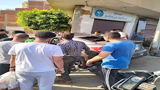 بالأسماء.. مصرع شاب وإصابة 3 في حادث مروع على طريق بركة السبع بالمنوفية (صور)