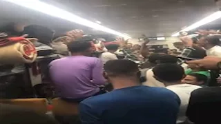 فيديو مبهج| احتفال العيد داخل قطار الصعيد ومسافرون: ربنا يديم علينا الأمن والأمان
