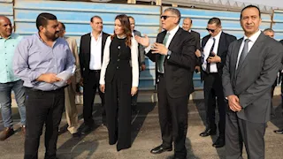 محافظ الجيزة يتفقد أعمال تطوير ميدان الرماية والطرق المؤدية للمتحف الكبير