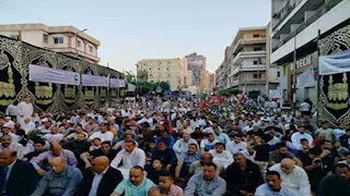 بالصور.. آلاف يؤدون صلاة عيد الأضحى في كفر الشيخ