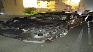 "العربية بقت خردة".. سائق يصدم 6 أشخاص أعلى دائري المنيب