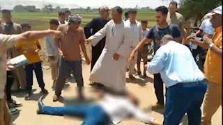 اعتداء وحشي على مسؤول حماية الأراضي بسوهاج أثناء إزالة تعديات والأمن يضبط المتهمين