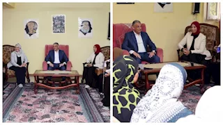 محافظ الإسماعيلية يشارك كبار السن فرحة عيد الأضحى بقصر الضيافة
