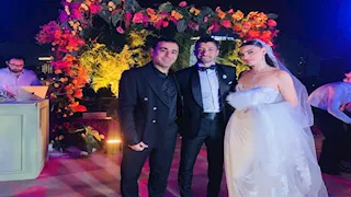 حفل زفاف لاعب الأهلي السابق لؤي وائل