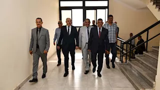 رئيس جامعة قناة السويس يفتتح الوحدة الحسابية بكلية الهندسة