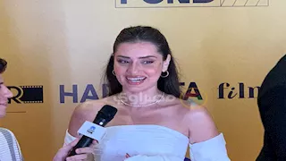 جيهان الشماشرجي على "الريد كاربت" من العرض الخاص لفيلم "أحمد وأحمد" (صور)