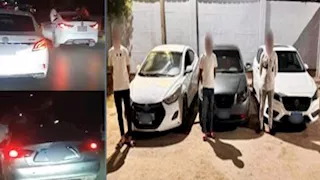 3 سائقين يدفعون ثمن أداء حركات استعراضية على الطريق 