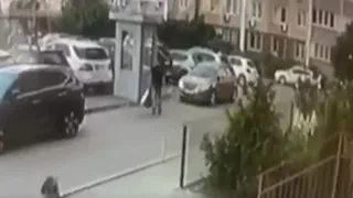 بالفيديو.. تفاصيل اغتيال ضابط استخبارات أوكراني بالرصاص في كييف