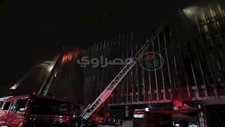 تجدد النيران في سنترال رمسيس.. ومصدر أمني يكشف تفاصيل إنقاذ المبنى للمرة الثانية"محدث"