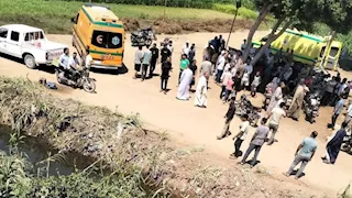 ارتفاع عدد ضحايا حادث ترعة الأخماس بالسادات إلى 3 وفيات 