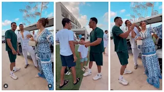 محمد رمضان يغني "أنا مافيا" ويلتقط صورا مع جمهوره في مراسي