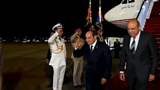الرئيس السيسي يعود إلى أرض الوطن قادمًا من غينيا الاستوائية