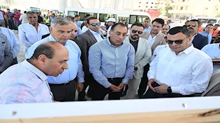 مدبولي يوجه بتسريع الأعمال الإنشائية لمحور السادات بالإسكندرية (صور)