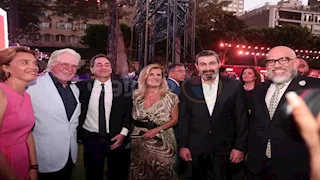 بالصور.. حسين فهمي وياسر جلال يحتفلان بالعيد الوطني الفرنسي